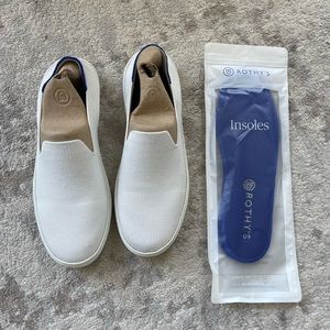 Rothy’s White Sneakers Size 8
